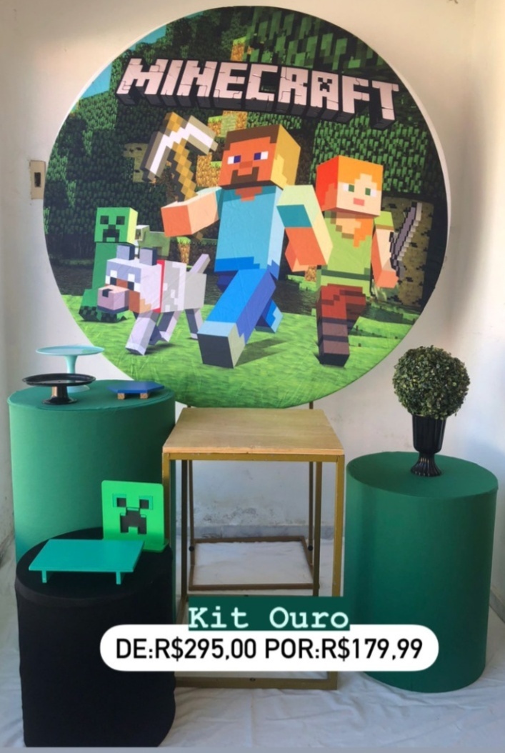 Minecraft Kit Ouro - Artes e Encantos locações
