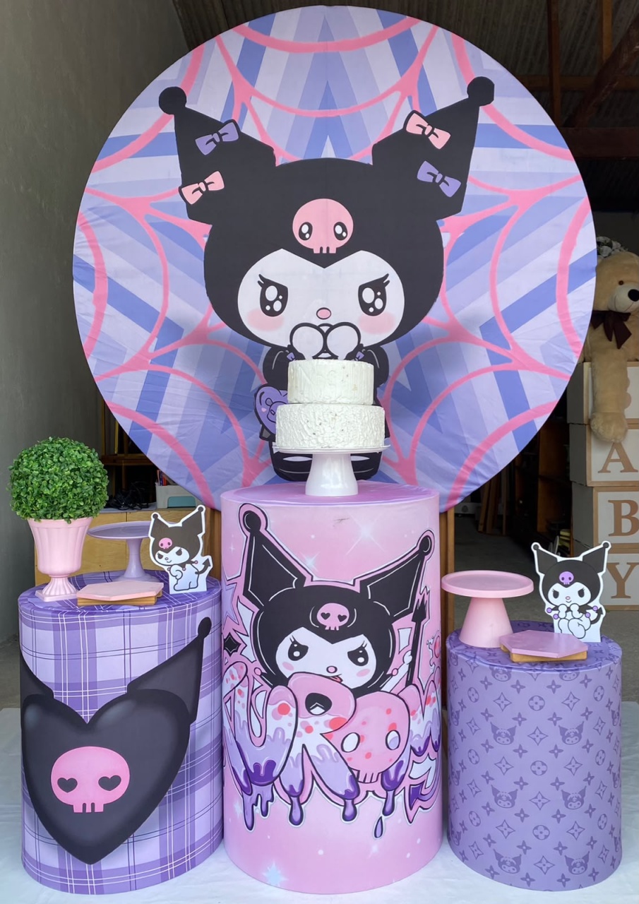 Kuromi Kit Prata 13 - Artes e Encantos locações