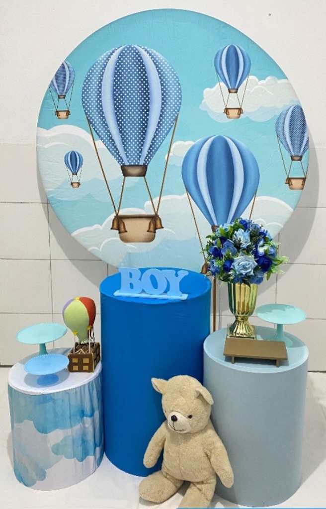 Balão | Ursinho Baloeiro Kit Prata - Artes e Encantos locações