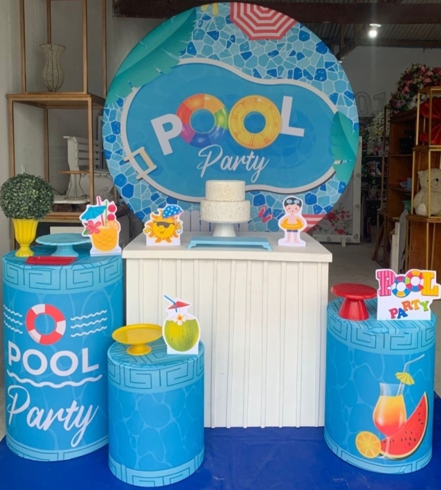 Pool Party Kit Ouro Plus 4 - Artes e Encantos locações