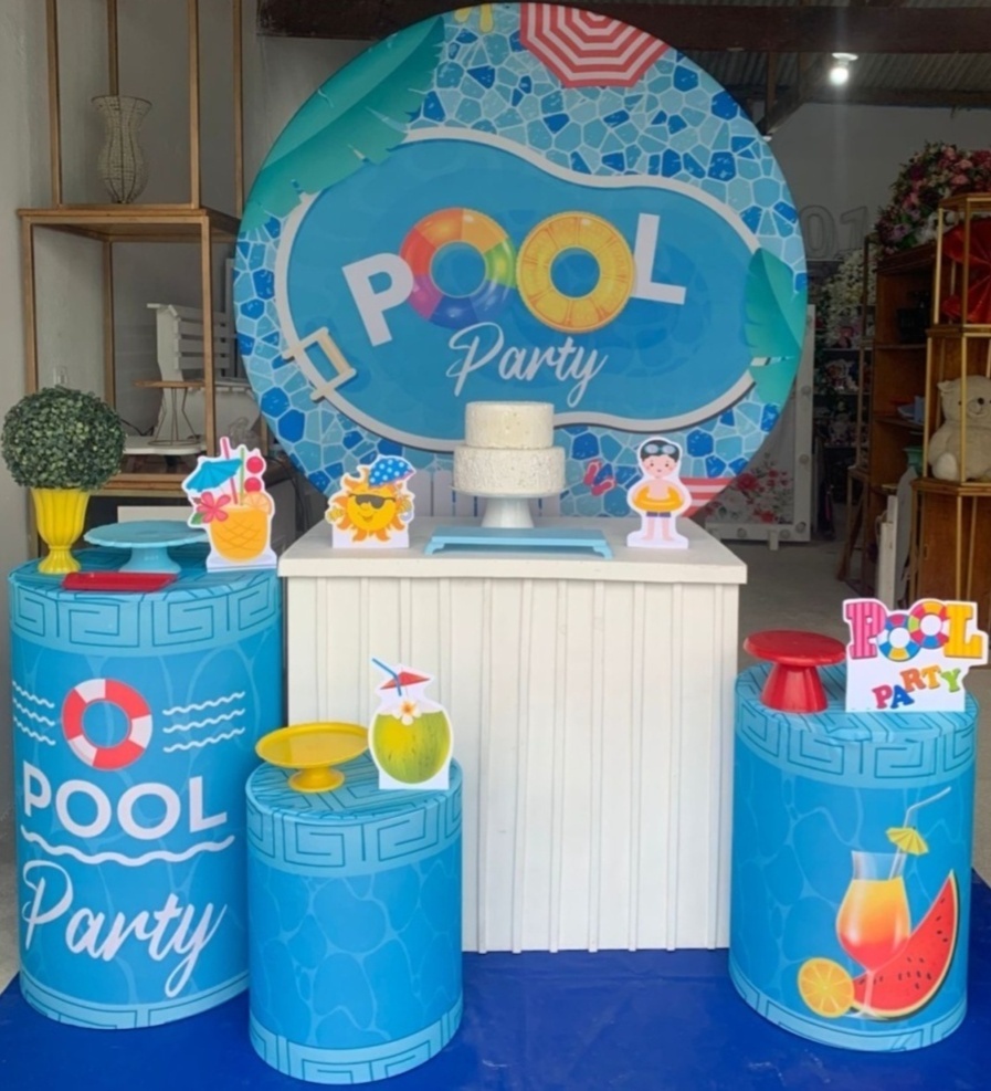 Pool Party Kit Ouro Plus 3 - Artes e Encantos locações