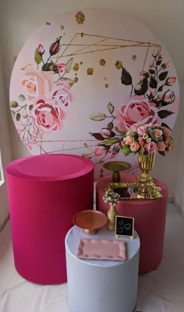 Rosa Floral Kit Prata - Artes e Encantos locações
