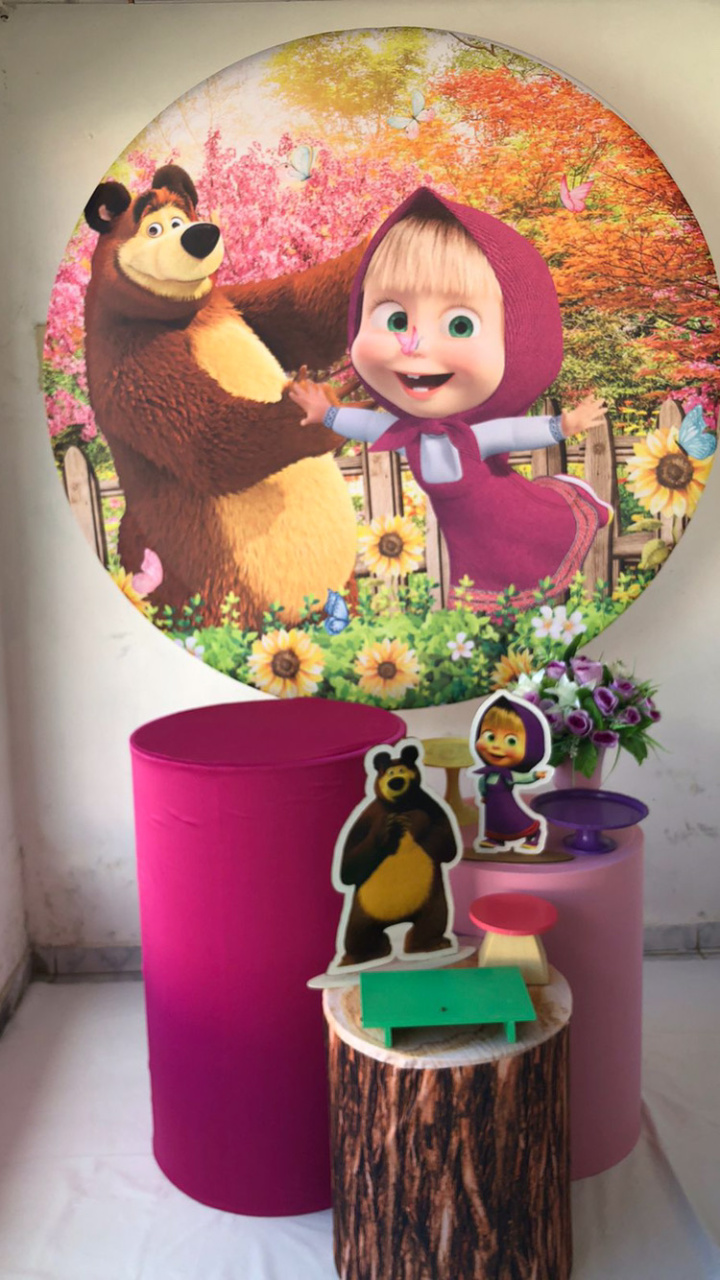 Masha E O Urso Kit Prata - Artes e Encantos locações