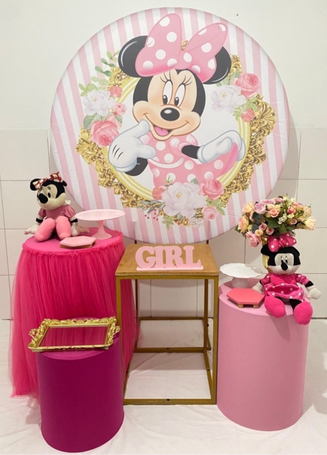 Minnie Rosa Kit Ouro - Artes e Encantos locações
