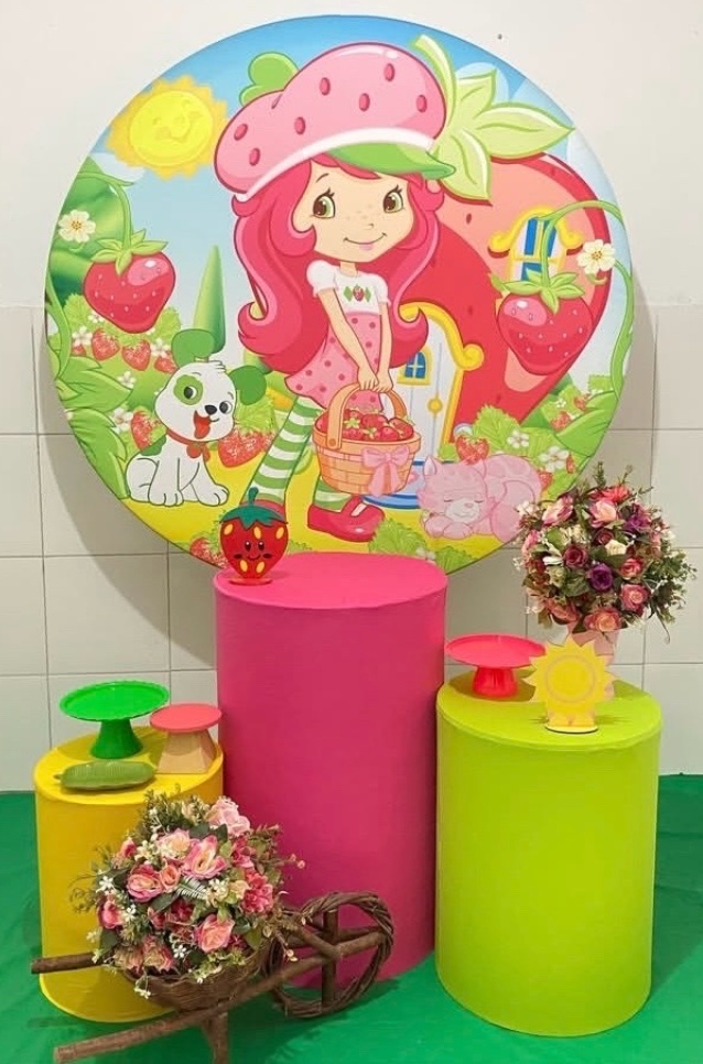 Moranguinho Kit Prata + Adicional Carrocinha - Artes e Encantos locações
