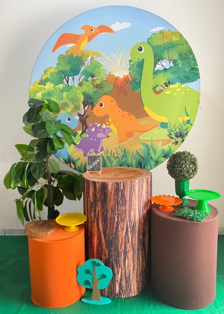 Dinossauro Baby Kit Prata - Artes e Encantos locações