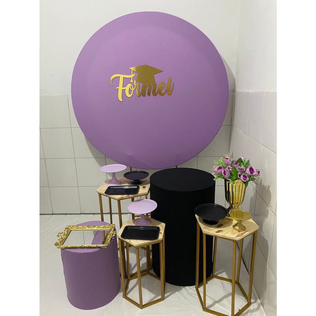 Formei Formatura Lilás Composição/3 - Artes e Encantos locações