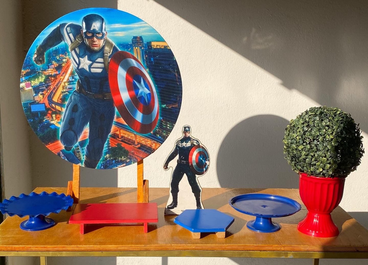 Mini Kit Capitão América 4 - Artes e Encantos locações