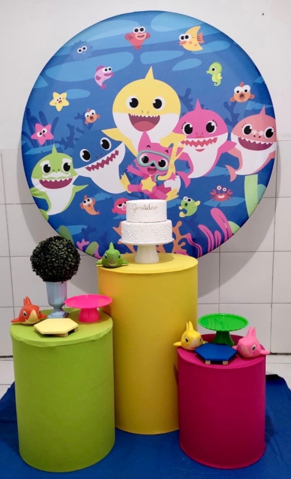 Baby Shark Kit Prata - Artes e Encantos locações