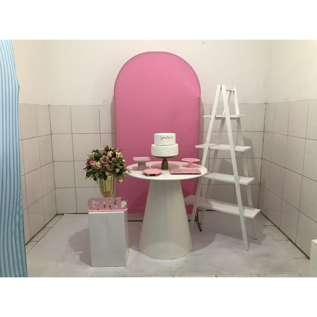 Composição Rosa E Branco - Artes e Encantos locações