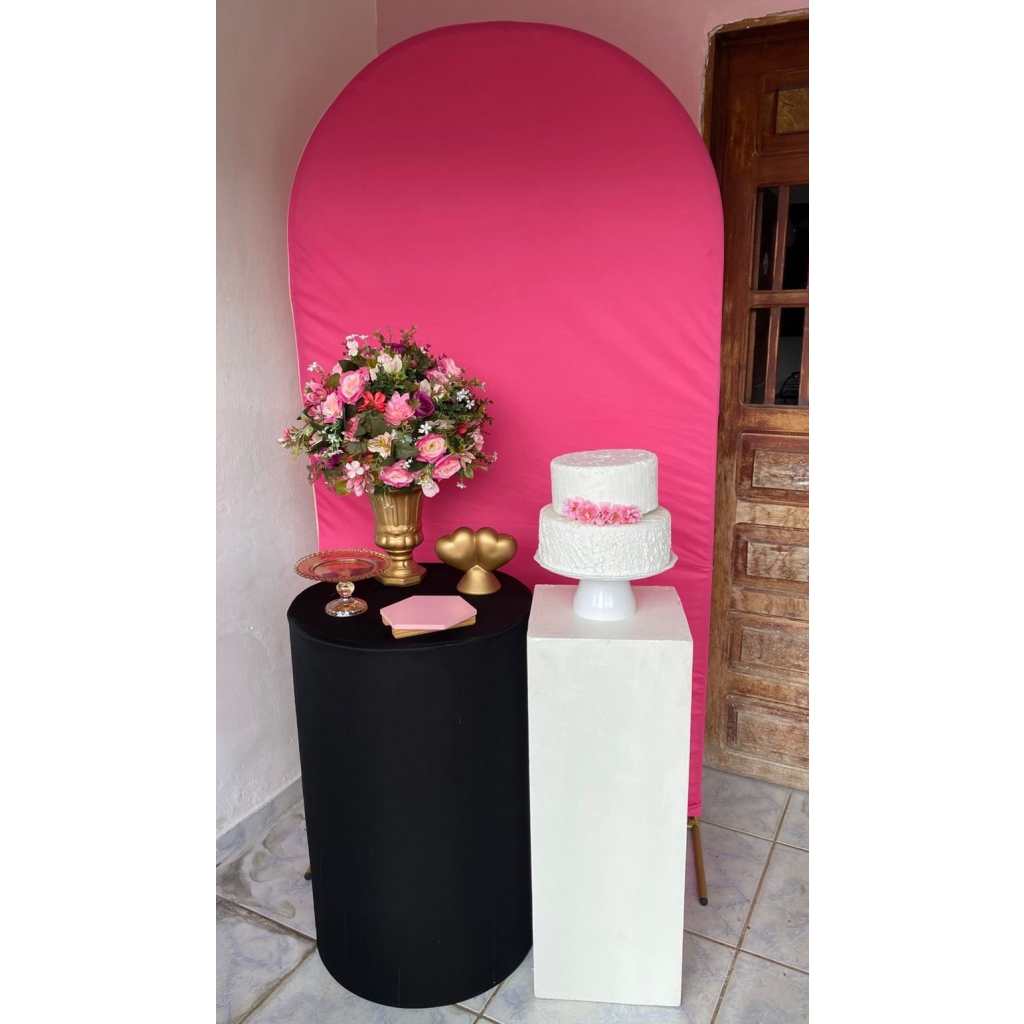 Composição Preto E Rosa Pink - Artes e Encantos locações