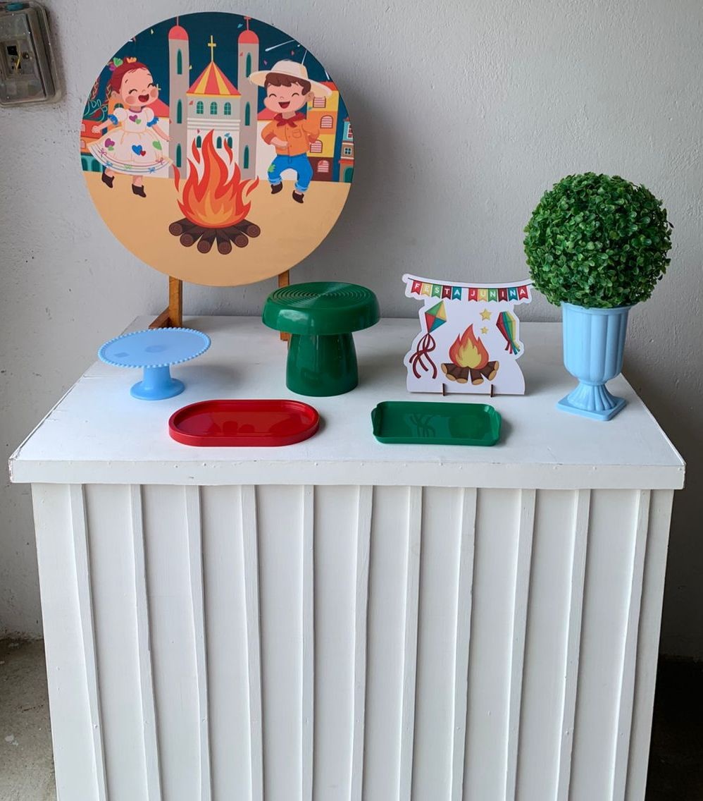 Arraiá, Junino, São João Mini Kit 25 - Artes e Encantos locações