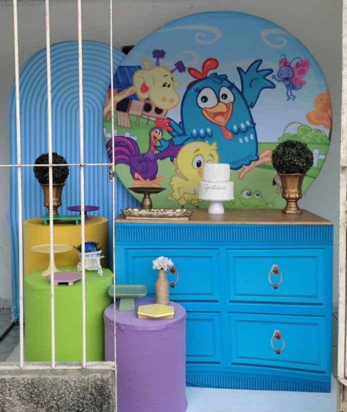 Galinha Pintadinha Kit Diamante - Artes e Encantos locações