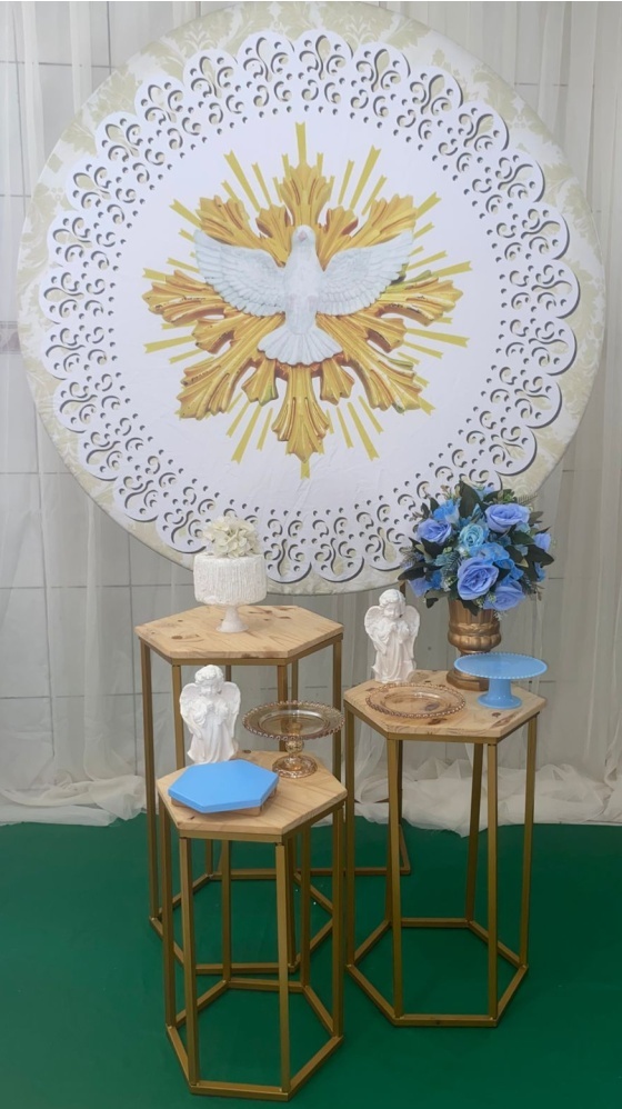 Divino Espírito Santo Batizado Composição 3 - Artes e Encantos locações