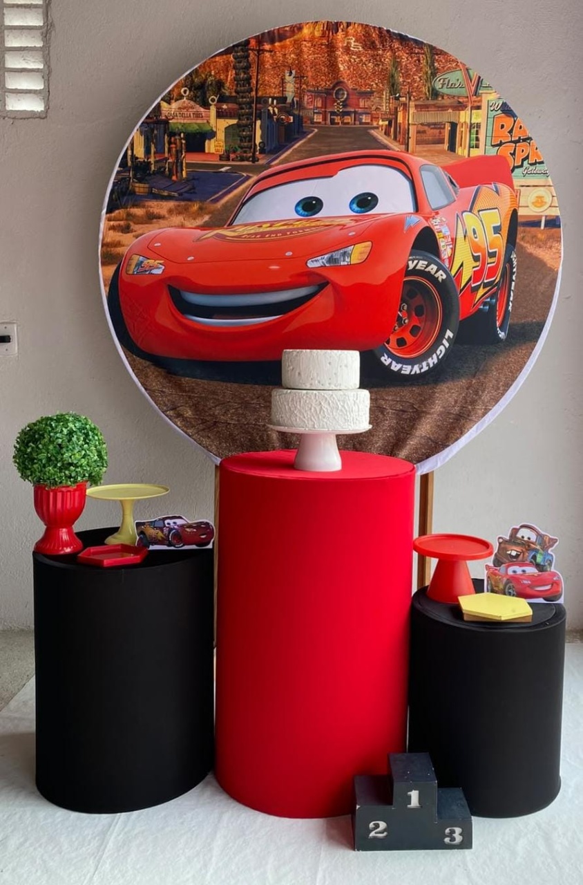 Relâmpago Mcqueen Kit Prata 4 - Artes e Encantos locações