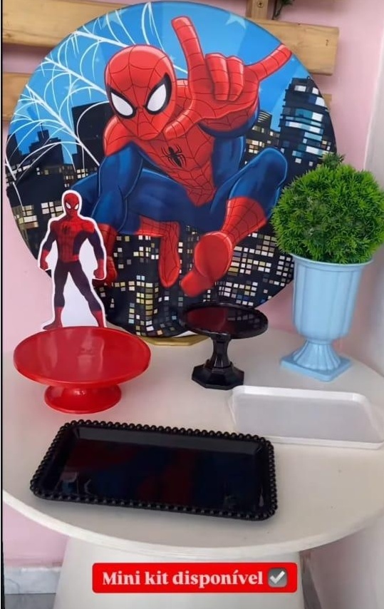 Mini Kit Homem Aranha (12) - Artes e Encantos locações