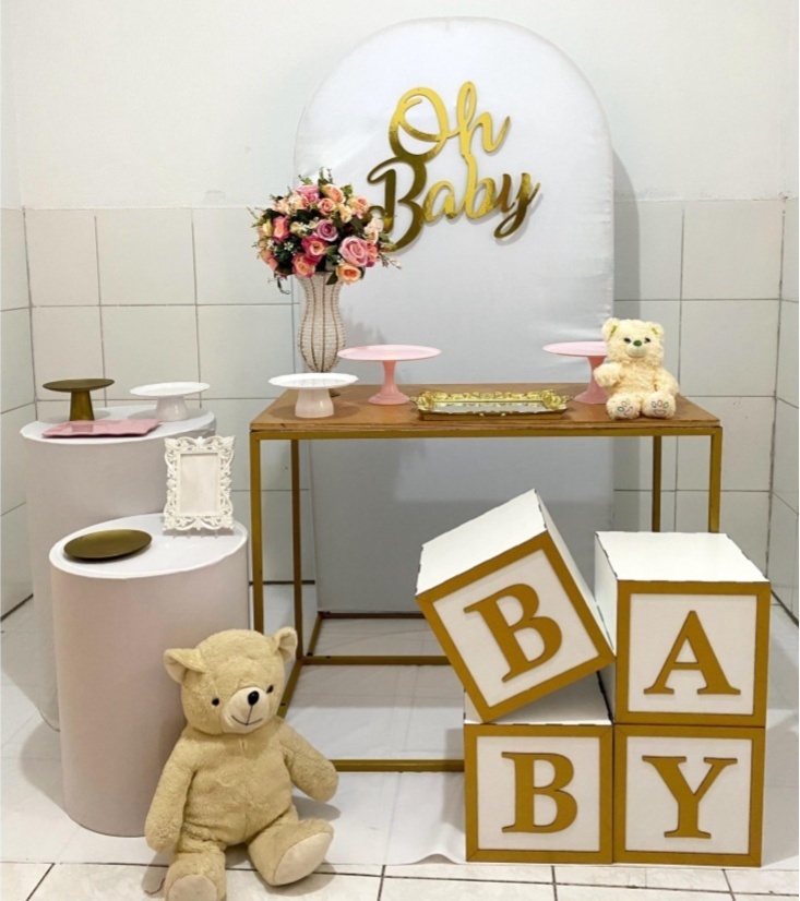 Batizado Ou Chá de Bebê Oh Baby Composição - Artes e Encantos locações