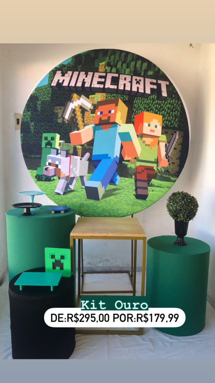 Minecraft Kit Ouro - Artes e Encantos locações