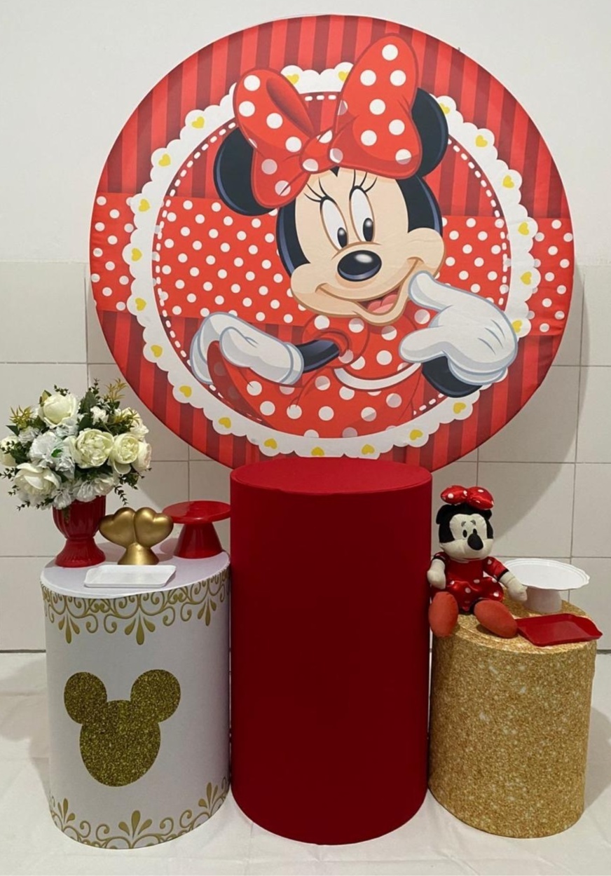 Minnie Vermelho Kit Prata 2 - Artes e Encantos locações