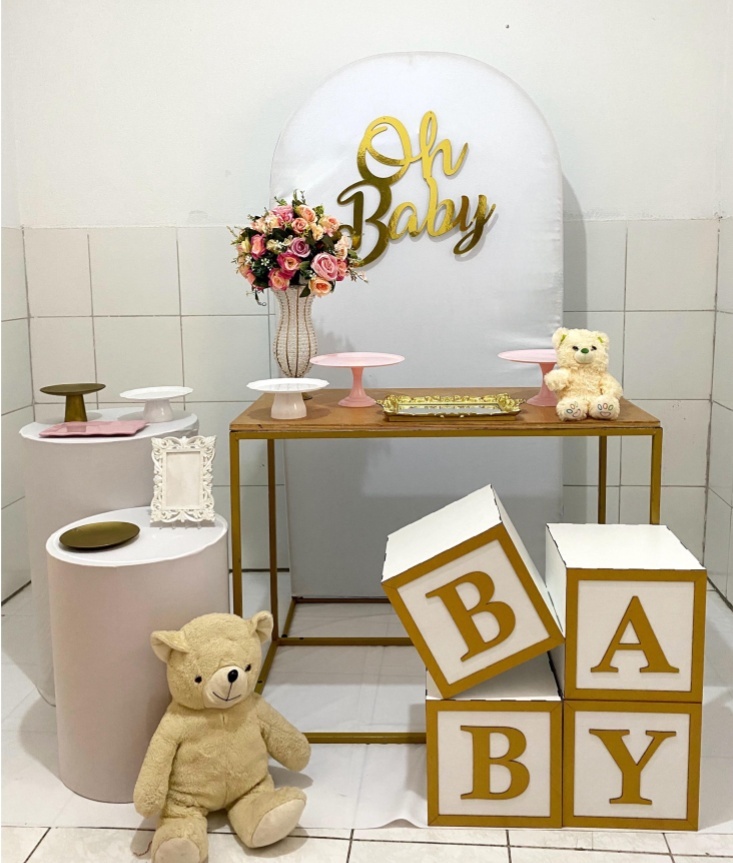Batizado Ou Chá de Bebê Oh Baby Composição - Artes e Encantos locações