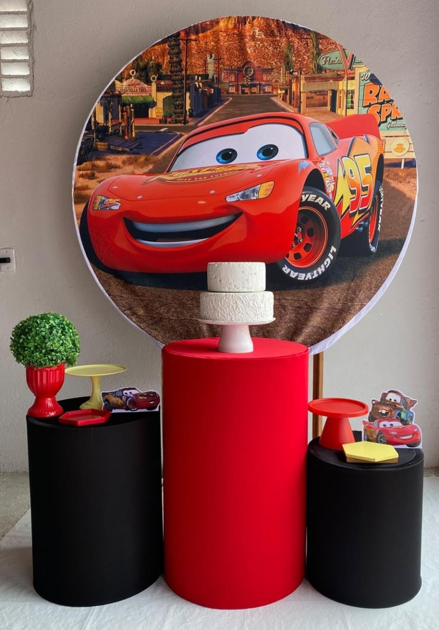 Relâmpago Mcqueen Kit Prata 9 - Artes e Encantos locações