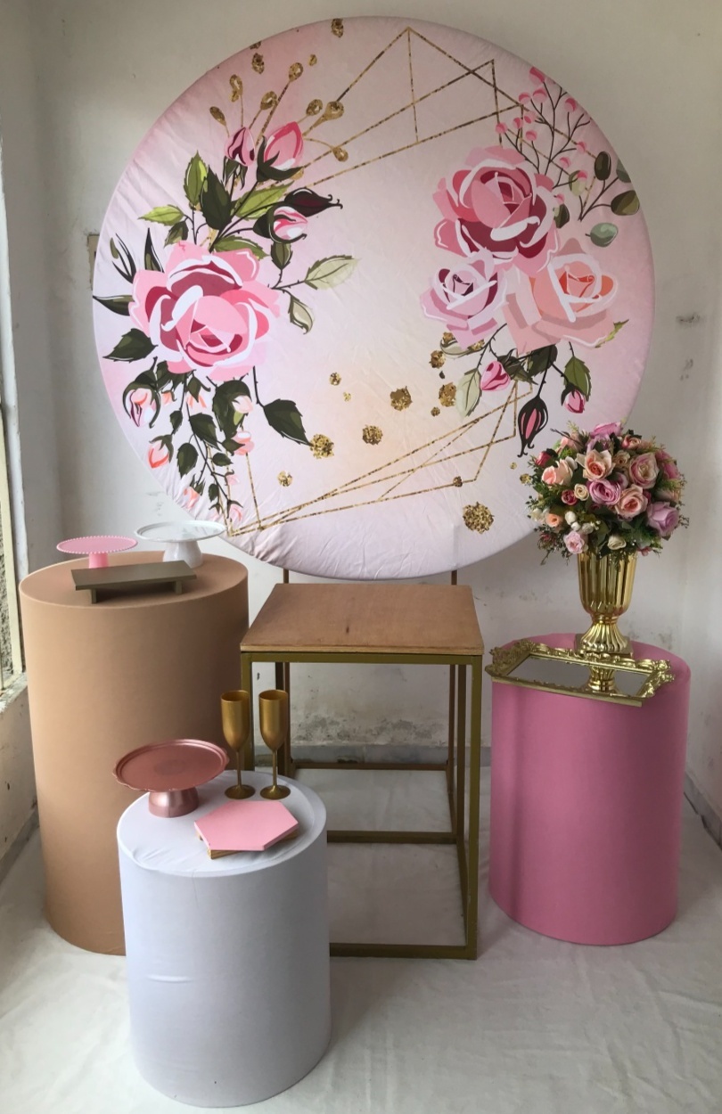 Rosa Floral Kit Ouro - Artes e Encantos locações