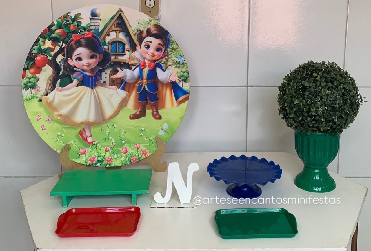 Mini Kit Branca de Neve (4) - Artes e Encantos locações