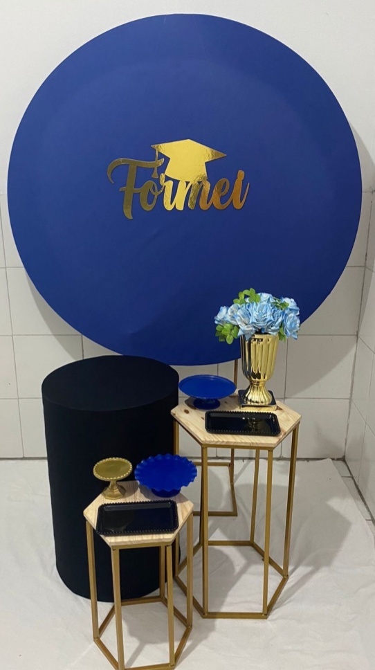 Azul Marinho Formatura Composição - Artes e Encantos locações