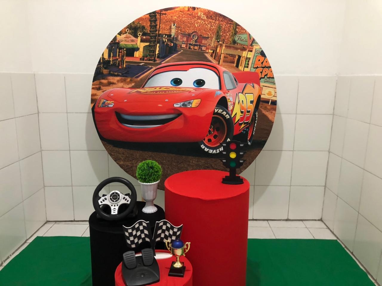 Relâmpago Mcqueen Kit Prata 3 - Artes e Encantos locações