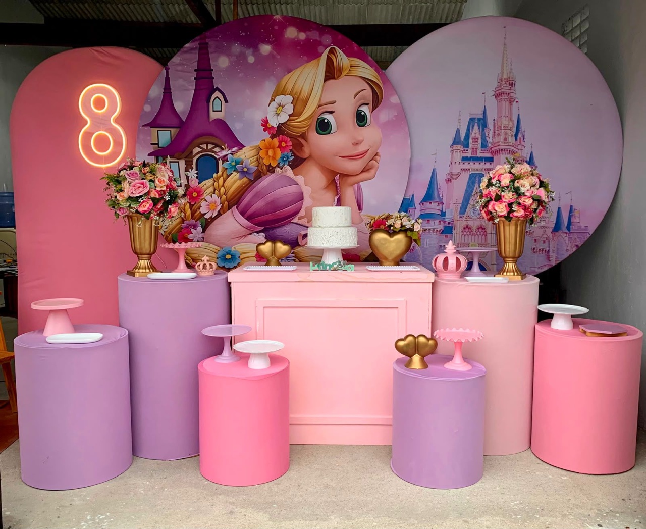 Enrolados Princesa Rapunzel Composição - Artes e Encantos locações