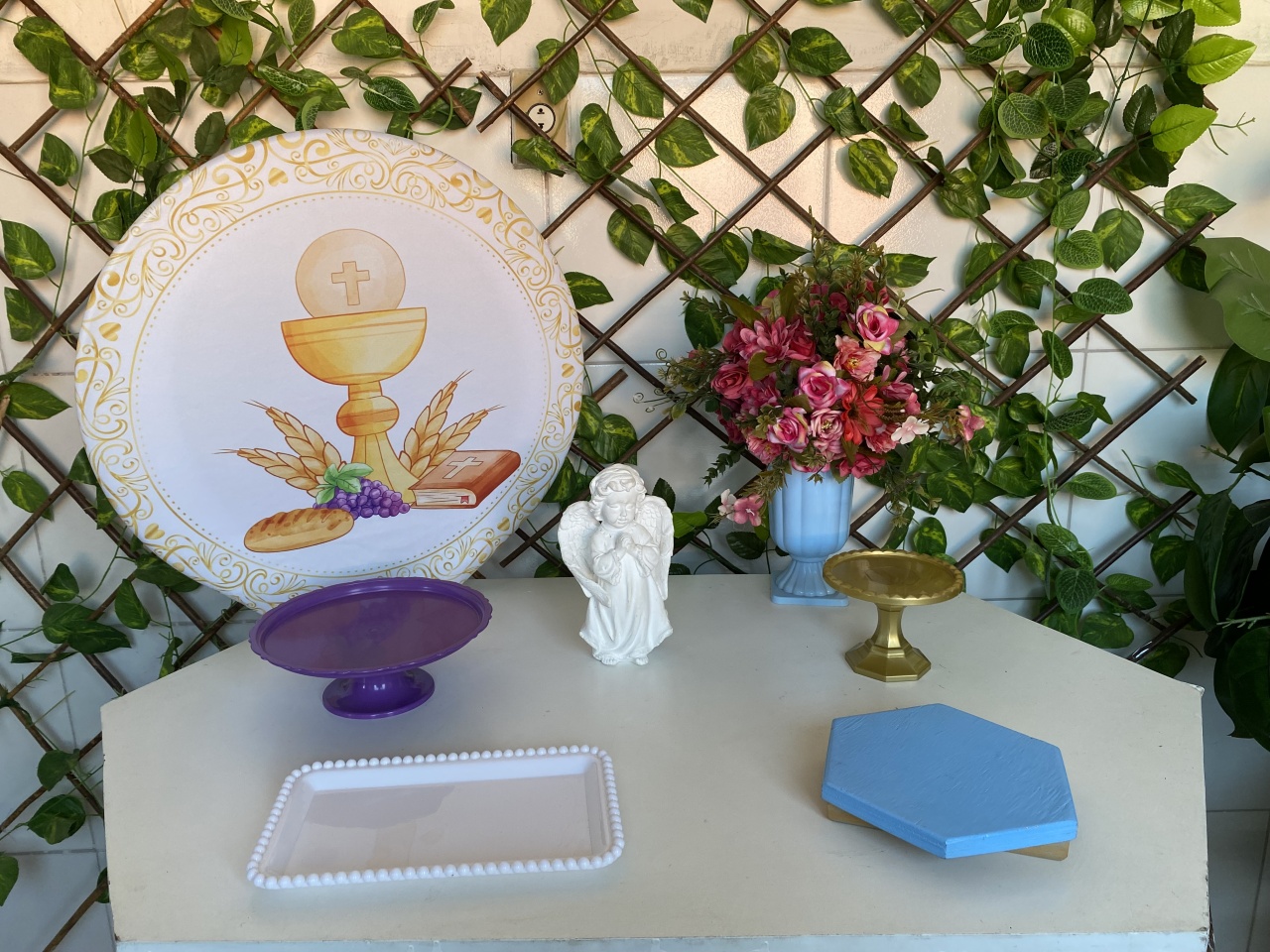 Mini Kit Crisma Batizado (9) - Artes e Encantos locações