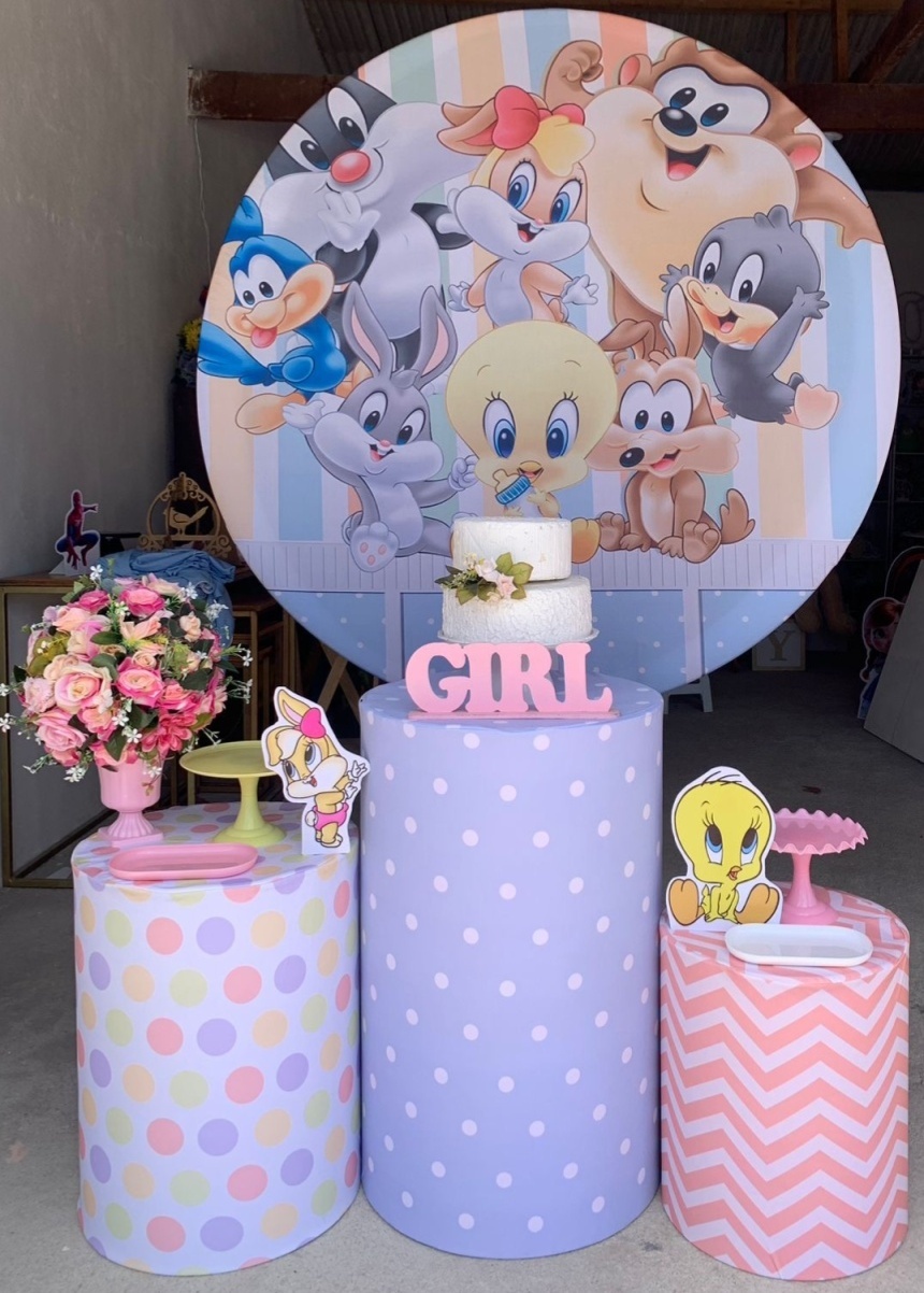 Baby Looney Tunes Kit Prata 9 - Artes e Encantos locações