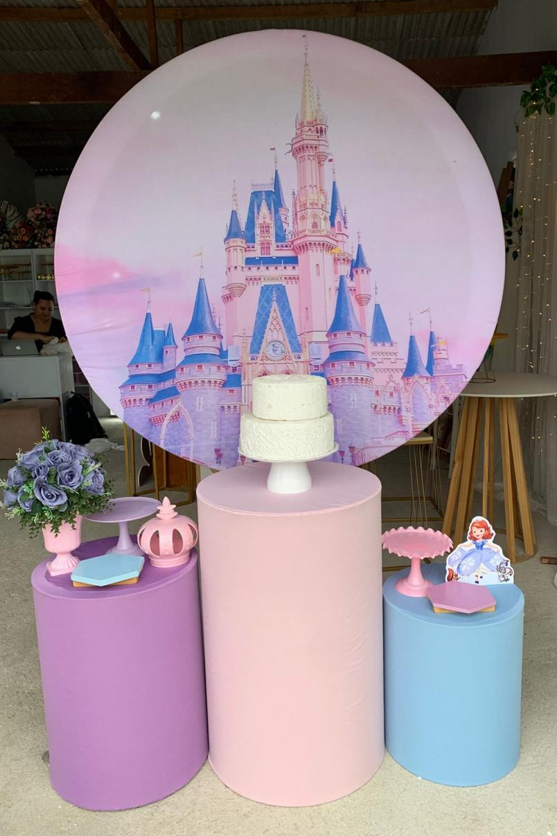 Castelo Princesa Sofia Kit Prata 3 - Artes e Encantos locações
