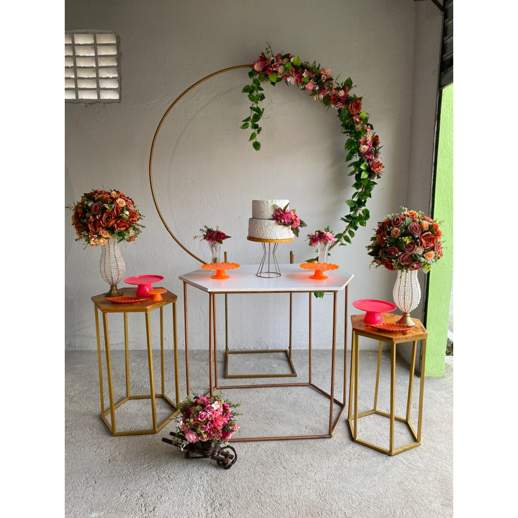 Composição Primavera-Verão Laranja E Rosa - Artes e Encantos locações