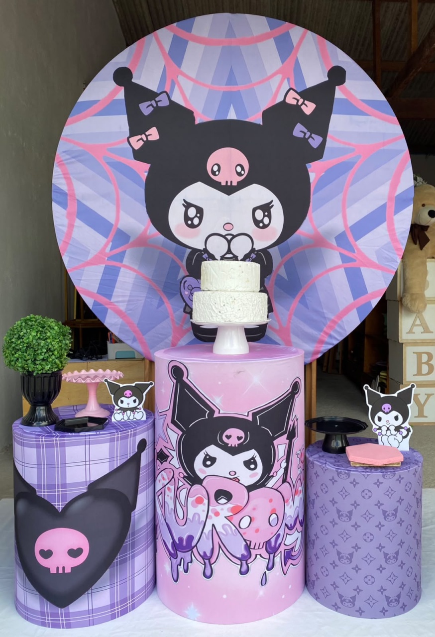 Kuromi Kit Prata 7 - Artes e Encantos locações
