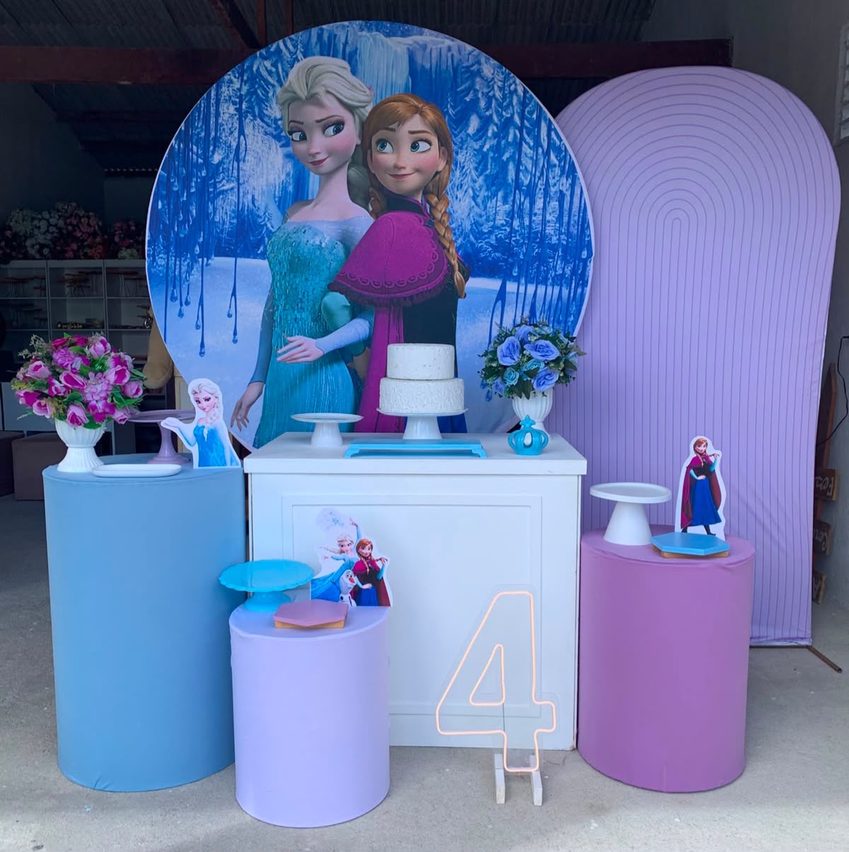 Frozen Kit Diamante Com Número de Led 10 - Artes e Encantos locações