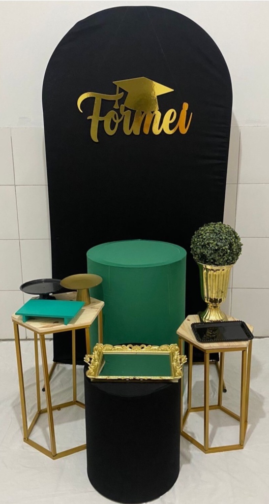 Formatura Verde Composição - Artes e Encantos locações