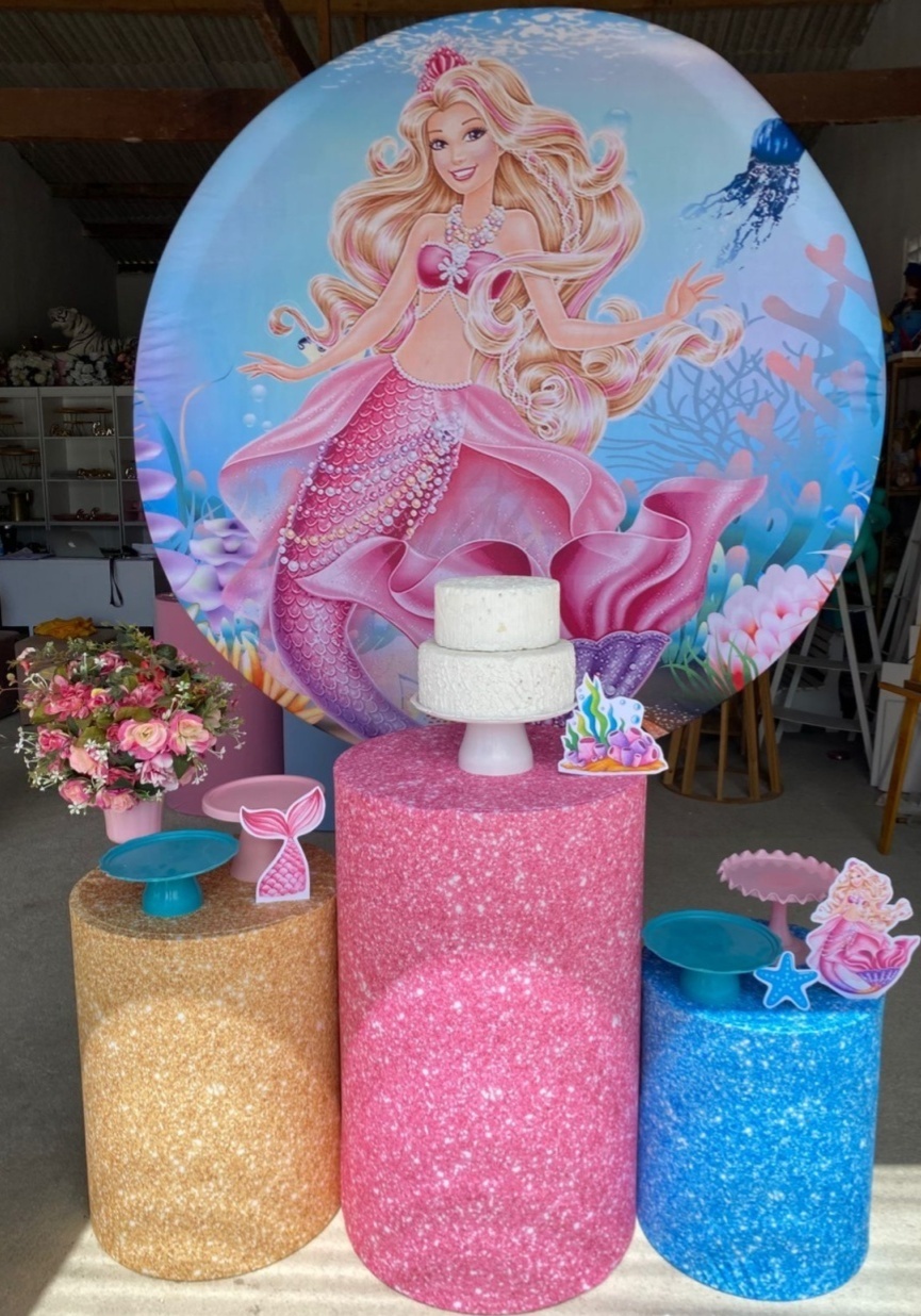 Barbie Sereia Kit Prata - Artes e Encantos locações