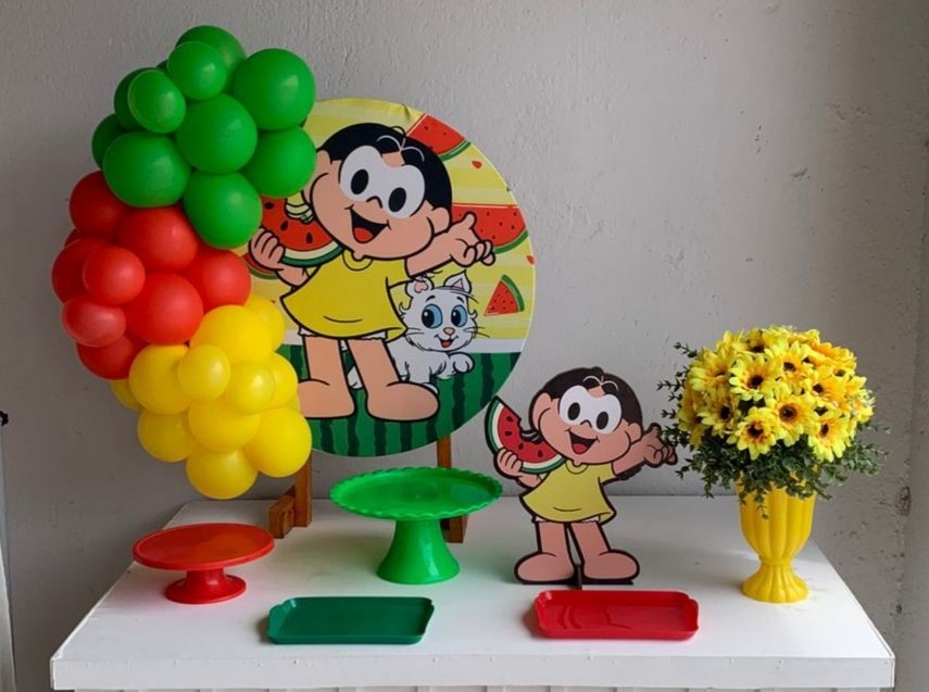 Mini Kit Magali Com Balões  - Artes e Encantos locações