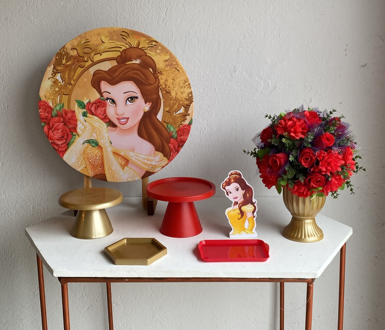 Princesa Bela Mini Kit 7 - Artes e Encantos locações