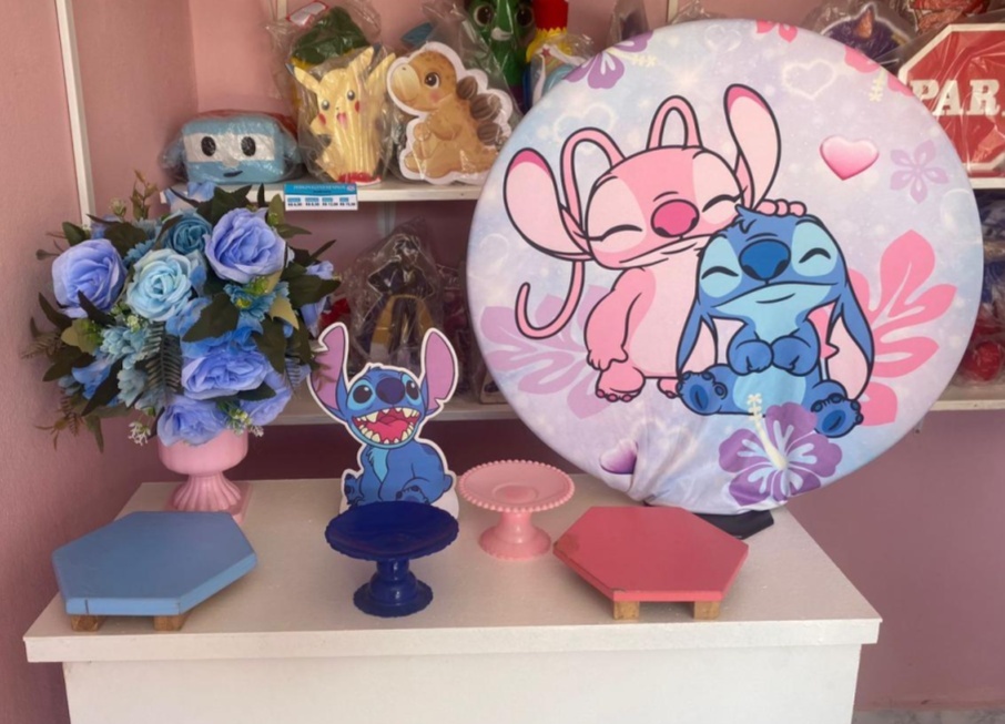Mini Kit Stitch E Angel - Artes e Encantos locações