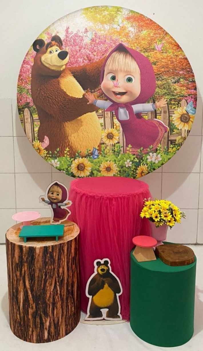 Masha E O Urso Kit Prata - Artes e Encantos locações