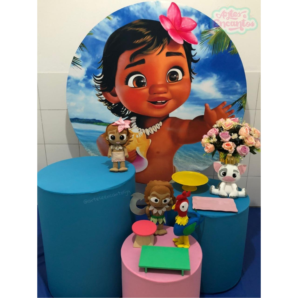 Moana Baby Kit Prata - Artes e Encantos locações