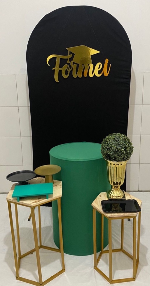 Formatura Verde Composição 2 - Artes e Encantos locações