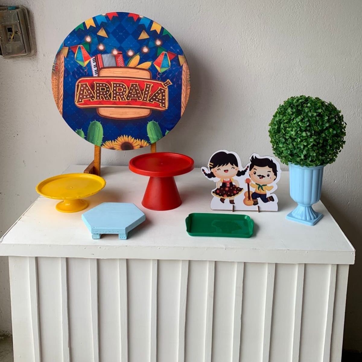 Arraiá, Junino, São João Mini Kit 1 - Artes e Encantos locações