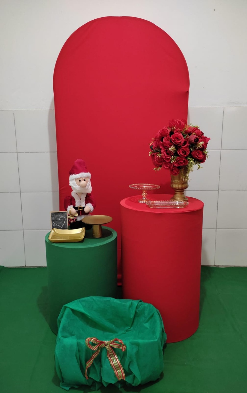 Vermelho E Verde Natal Composição - Artes e Encantos locações