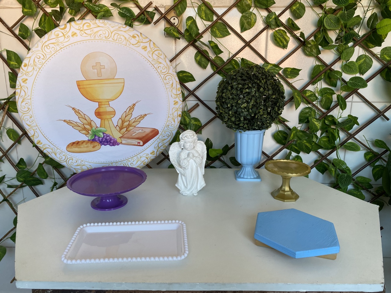 Mini Kit Crisma Batizado (8) - Artes e Encantos locações