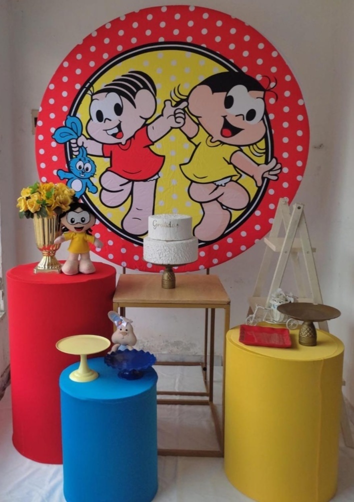 Mônica E Magali Kit Ouro + Escada M - Artes e Encantos locações