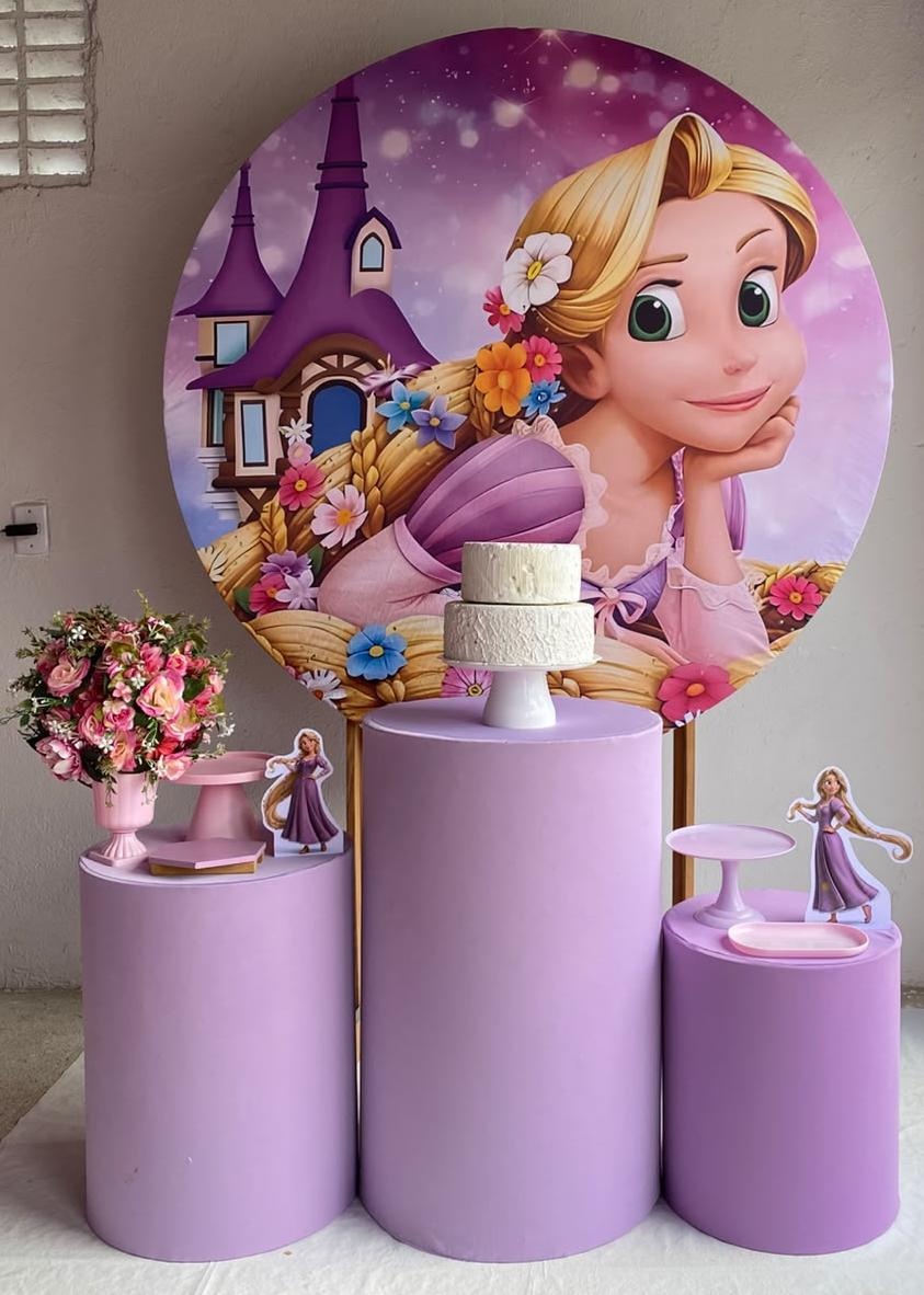 Enrolados Princesa Rapunzel Kit Prata 2 - Artes e Encantos locações