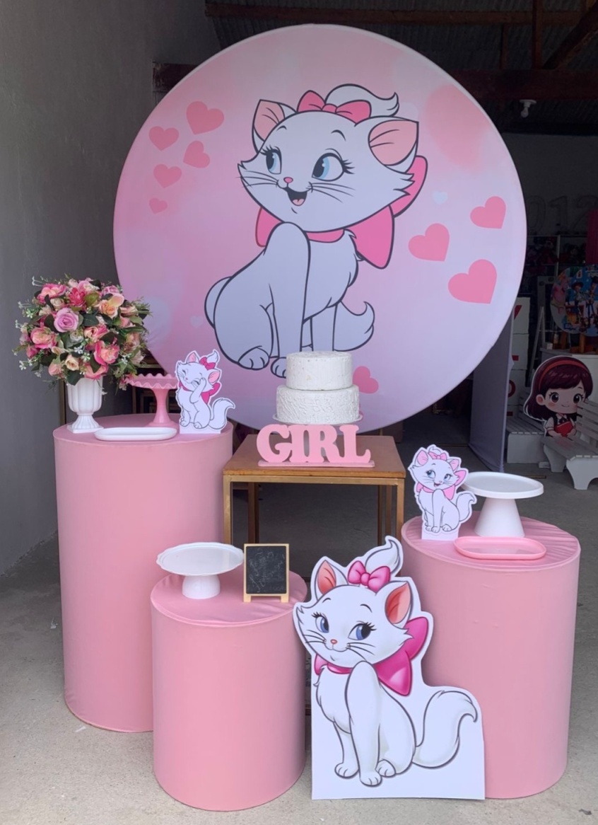 Gatinha Marie Kit Ouro Com Adicional Display de Chão - Artes e Encantos locações